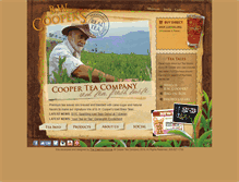 Tablet Screenshot of coopertea.com